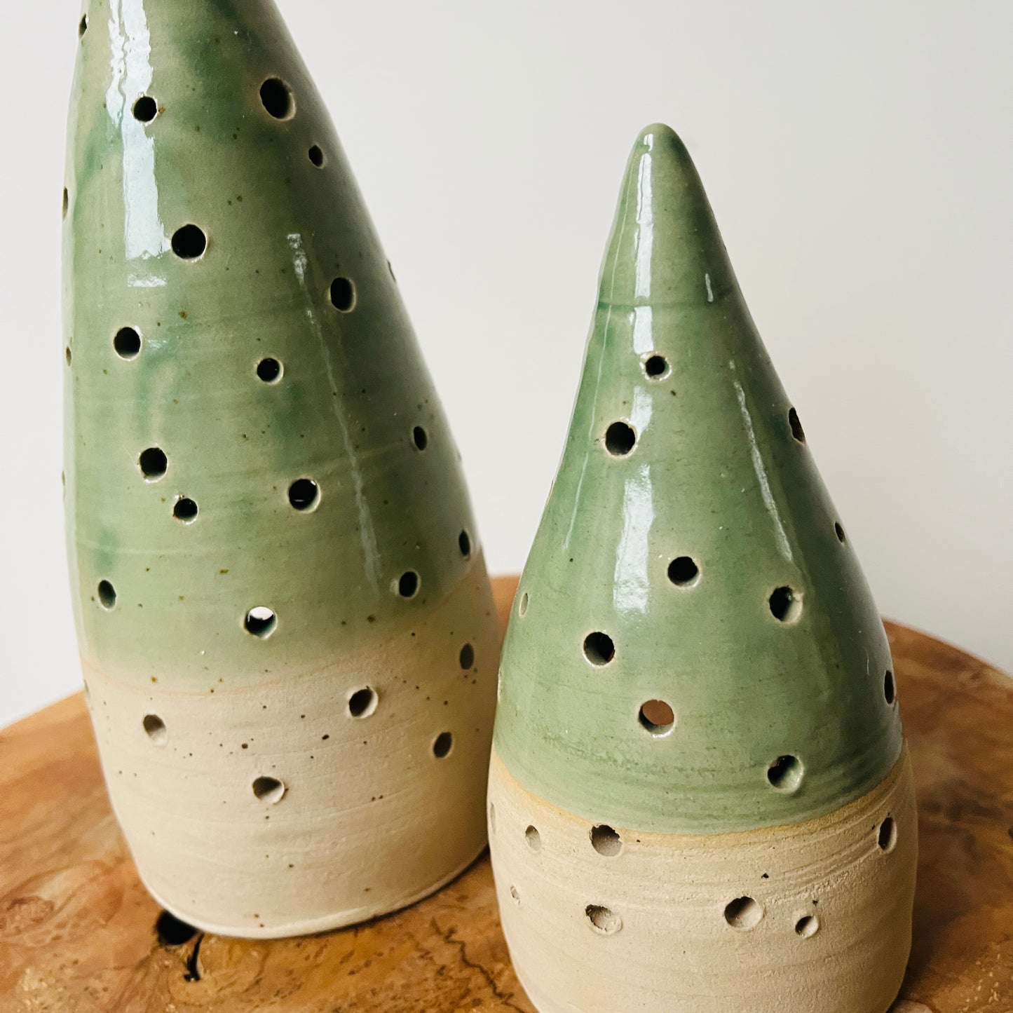 Kerst theelicht keramiek