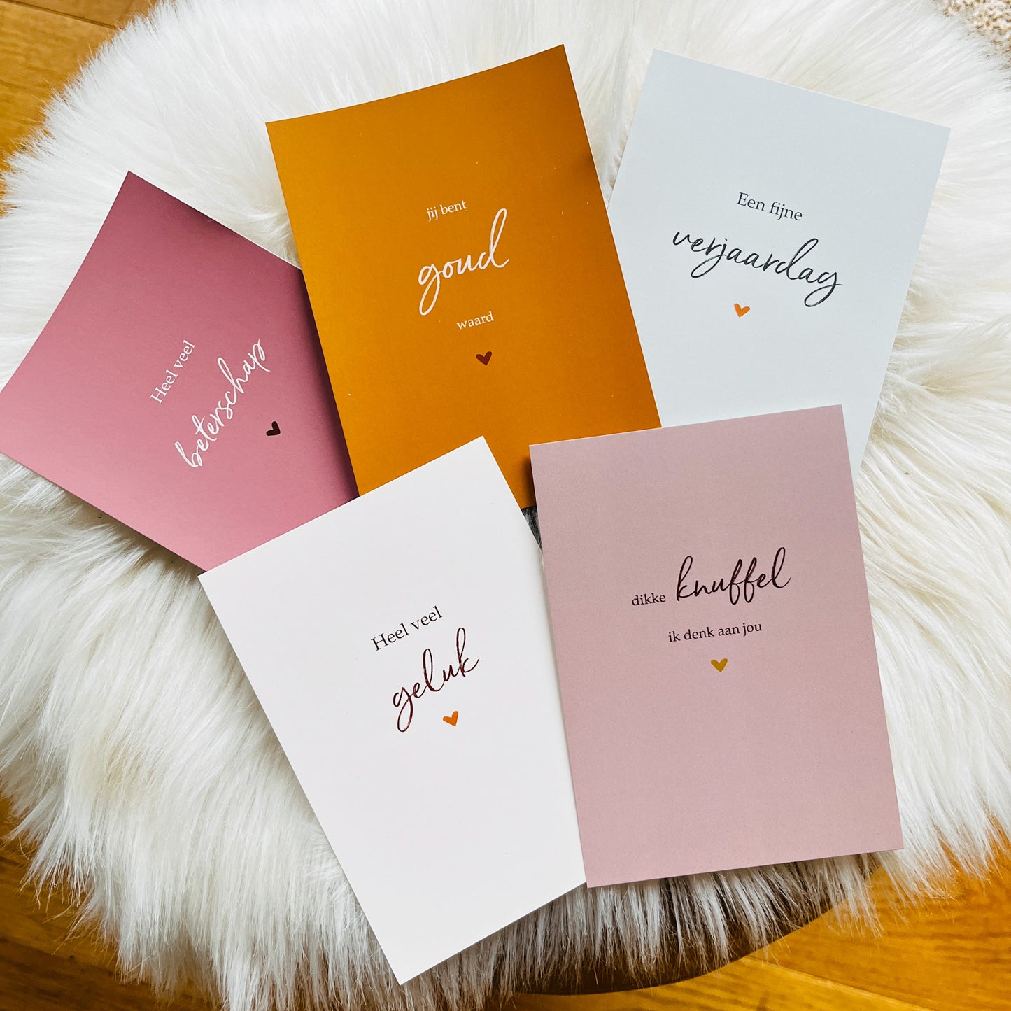 Set 5 kaartjes