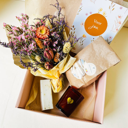 Luxe cadeaubox met geurkaars