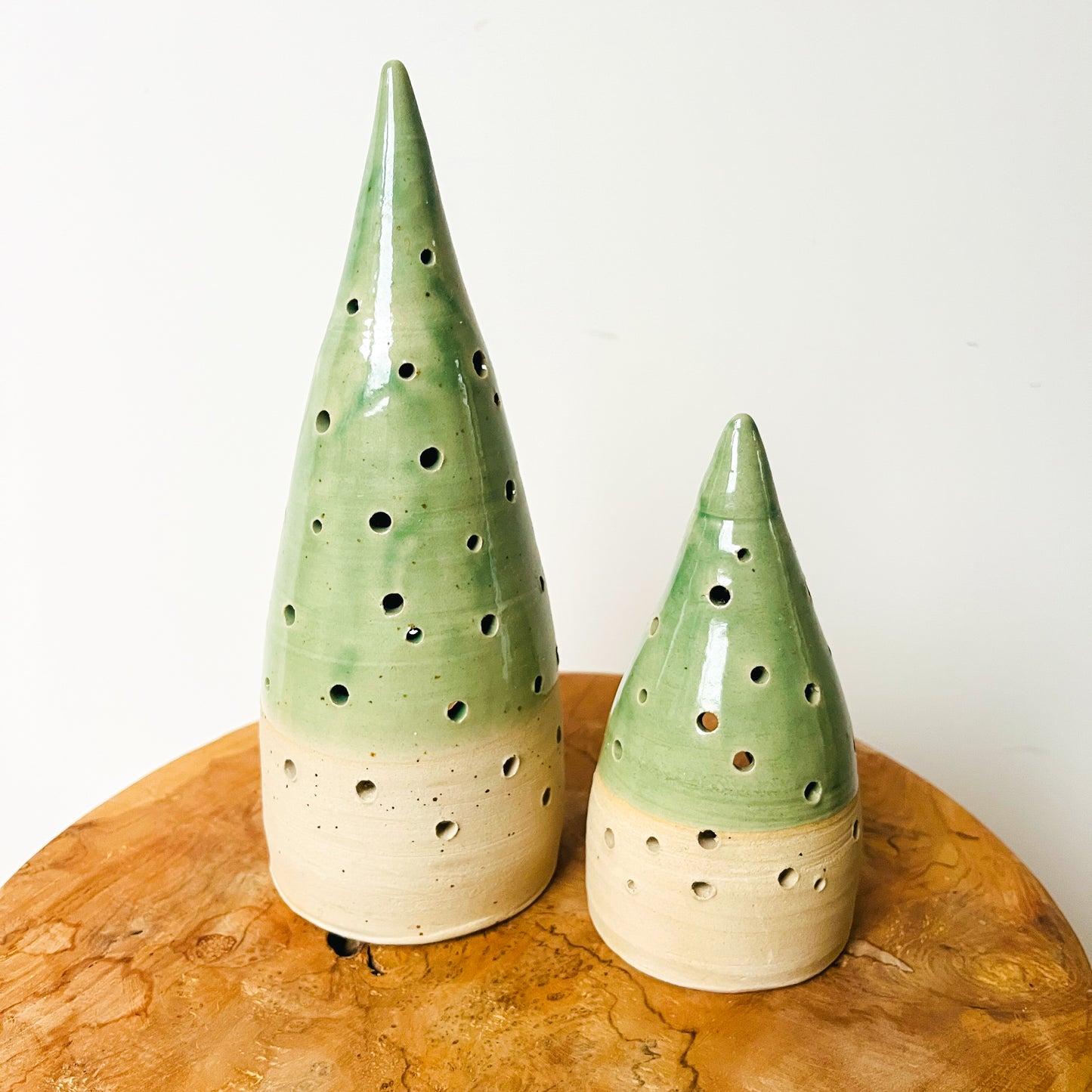 Kerst theelicht keramiek