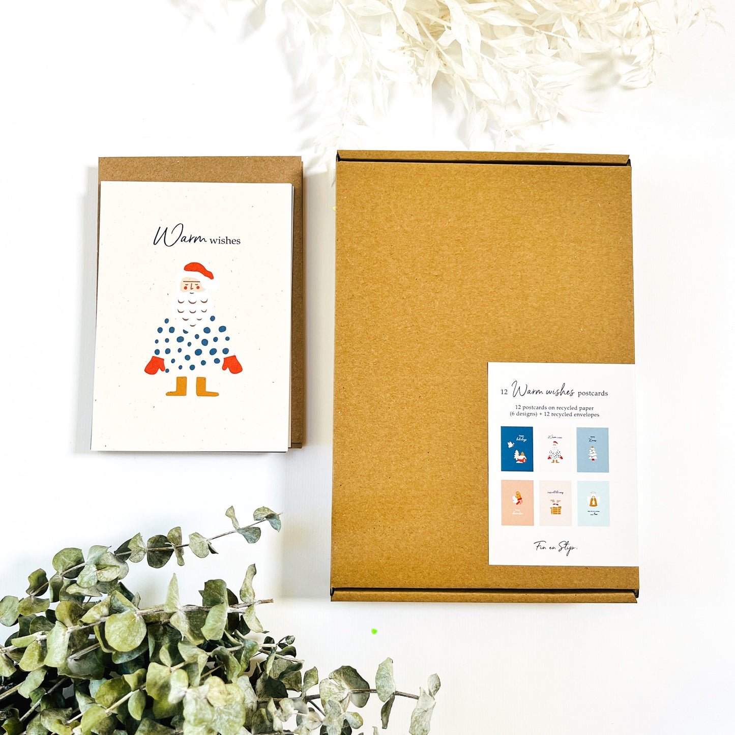 Warm wishes eco kerstbox